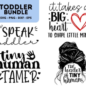 Tiny Human Tamer SVG, I Speak Toddler SVG, Teacher Appreciation Day SVG, Daycare Teacher Svg