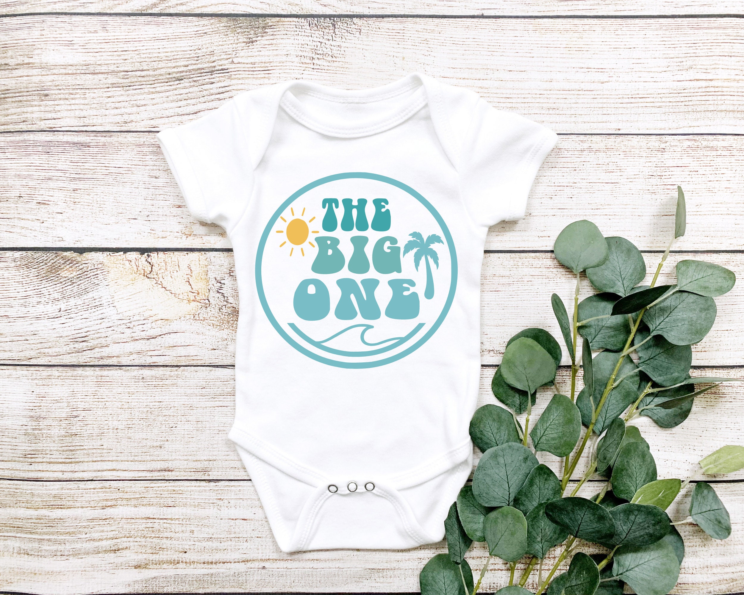 The Big One Surfing SVG Baby Birthday Svg First Birthday 