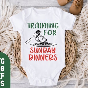 Treinamento para jantares de domingo Svg, Italian Baby Svg, Italian Onesie®, Little Meatball Svg, Italian Baby Gift Svg, Pasta Onesie®, Pasta Baby
