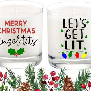 Funny Christmas Wine Glass SVG Bundle (Digital Download) image 3
