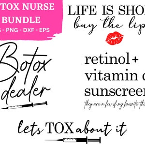 Botox Nurse Svg, Botox Dealer Svg, Botox Nurse Shirt Svg, Aesthetic Nurse Svg, Nurse Injector Svg, Lets Tox About It Svg, Buy The Lips Svg