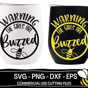 Girls Buzzed Bee Junggesellinnenabschied (png, svg, eps, dxf) (Digitale Datei)