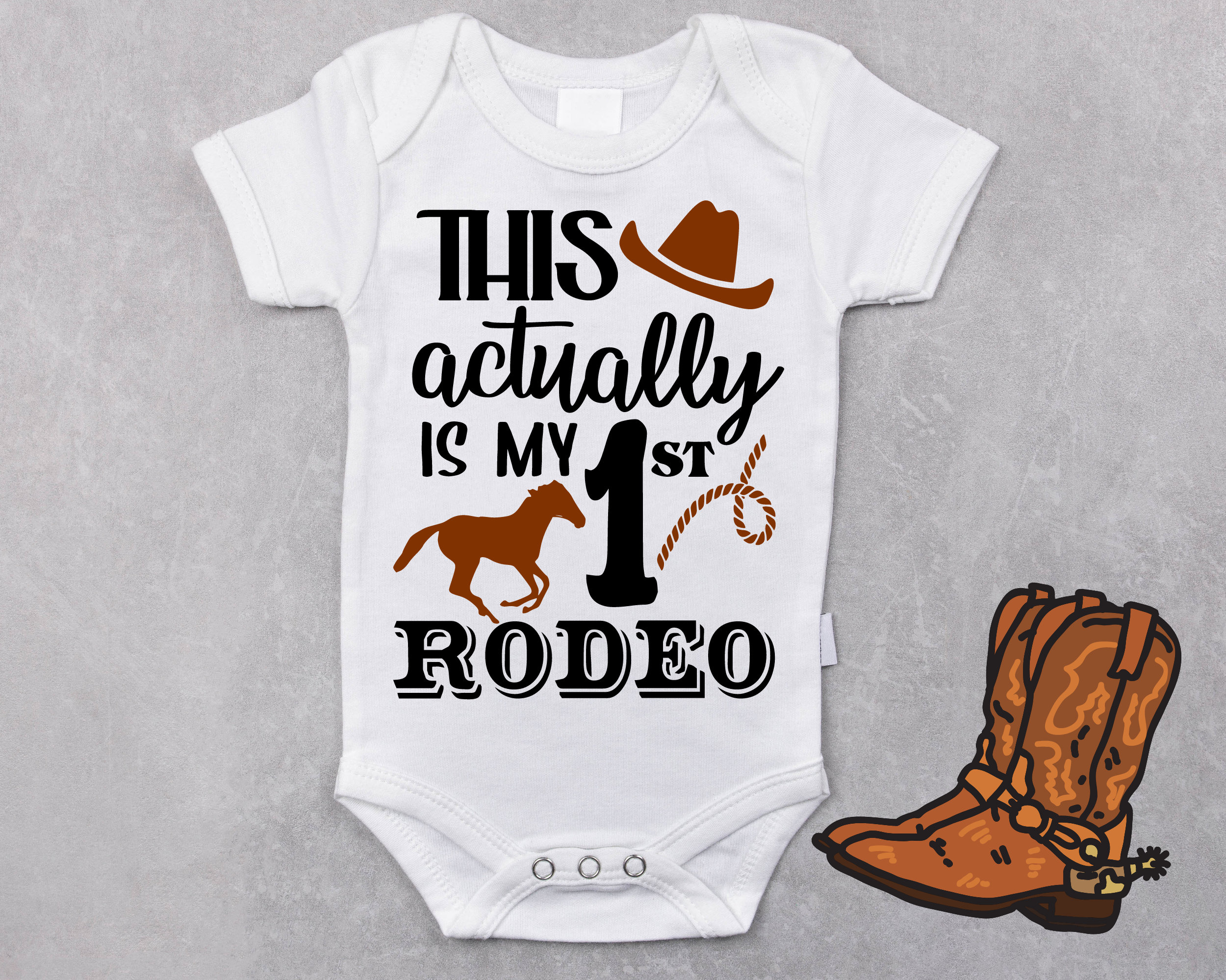 This Actually is My First Rodeo Svg | 1st Rodeo T-shirt Svg | My First ...
