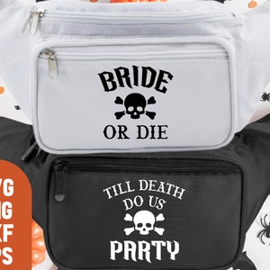 Braut oder Die svg, bis der Tod uns Party Bachelorette, Halloween Braut svg, Halloween Braut Shirt, Herbst Braut svg, Halloween Brautparty