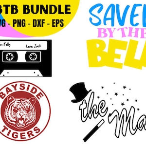 Saved By The Bell SVG, PNG Bundle