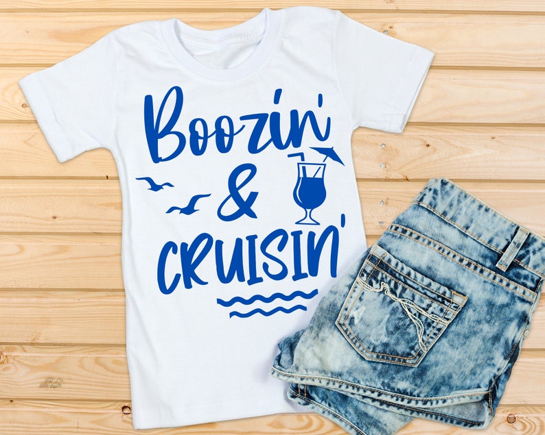 Boozin' and Cruisin' Svg Cruisin Shirt Svg Vacay - Etsy Canada