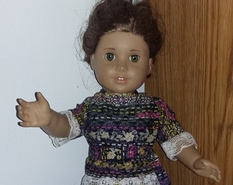 Traje estilo mexicano para muñeca de 18"