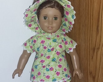 Conjunto de mameluco para muñeca de 18" de los años 50