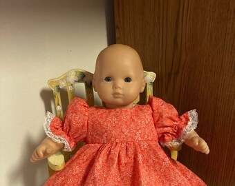 Muñeca bebé de 15" o vestido de bebé Bitty con bombachos