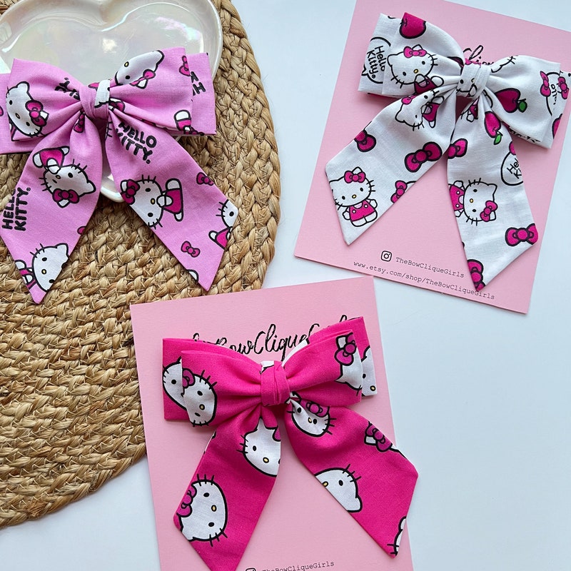 Hellokitty bow - Etsy