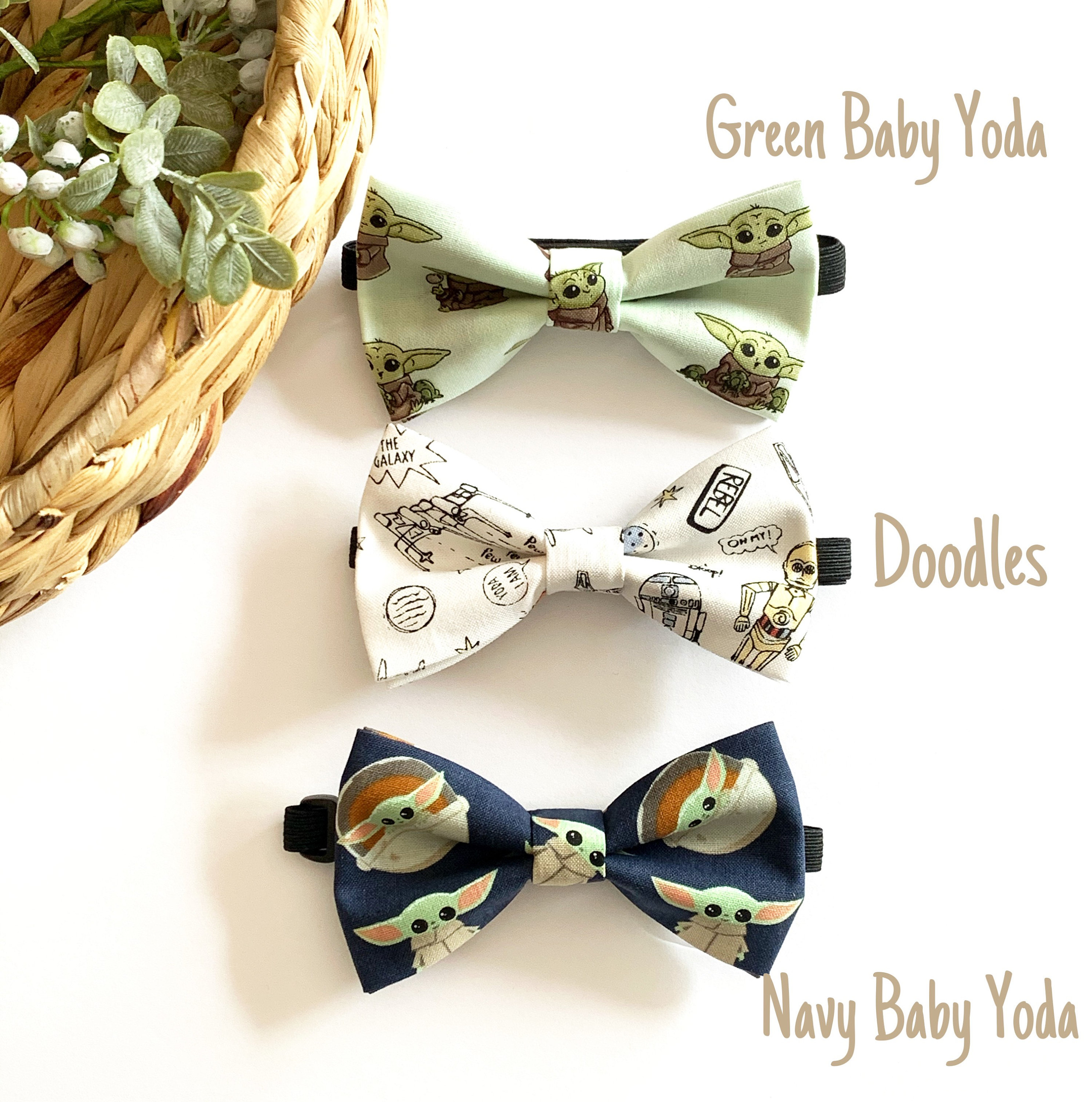 Star Wars Bow Tie Baby Yoda Baby Yoda Bow Tie Bow Tie for Etsy