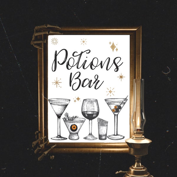 Bar Cart Sign Etsy