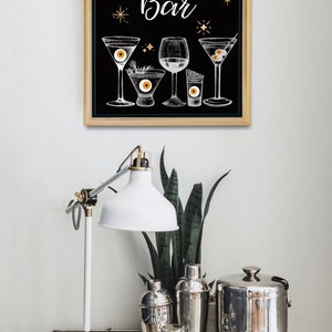 Potions Bar Halloween Bar Cart Sign Spooky Printable Instant Download ...