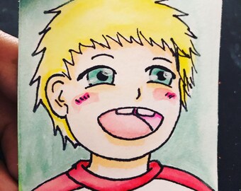 The Labyrinth “Toby” ACEO Artist Card 2.5x3.5
