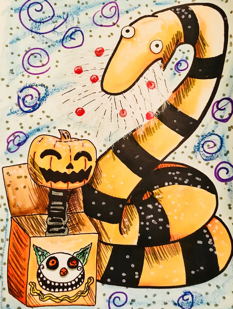 Nightmare Before Christmas Creatures painting