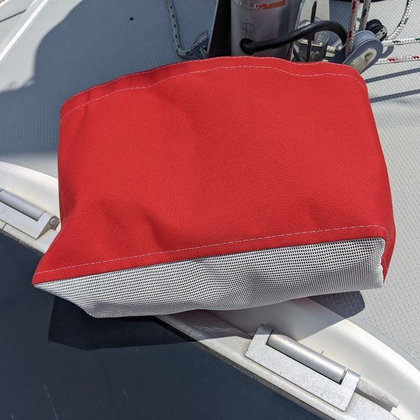 Sailboat Halyard / Sheet Bag V2.0 - Sunbrella Red