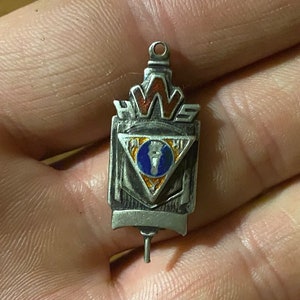 Vintage High School Pendant Charm - Etsy