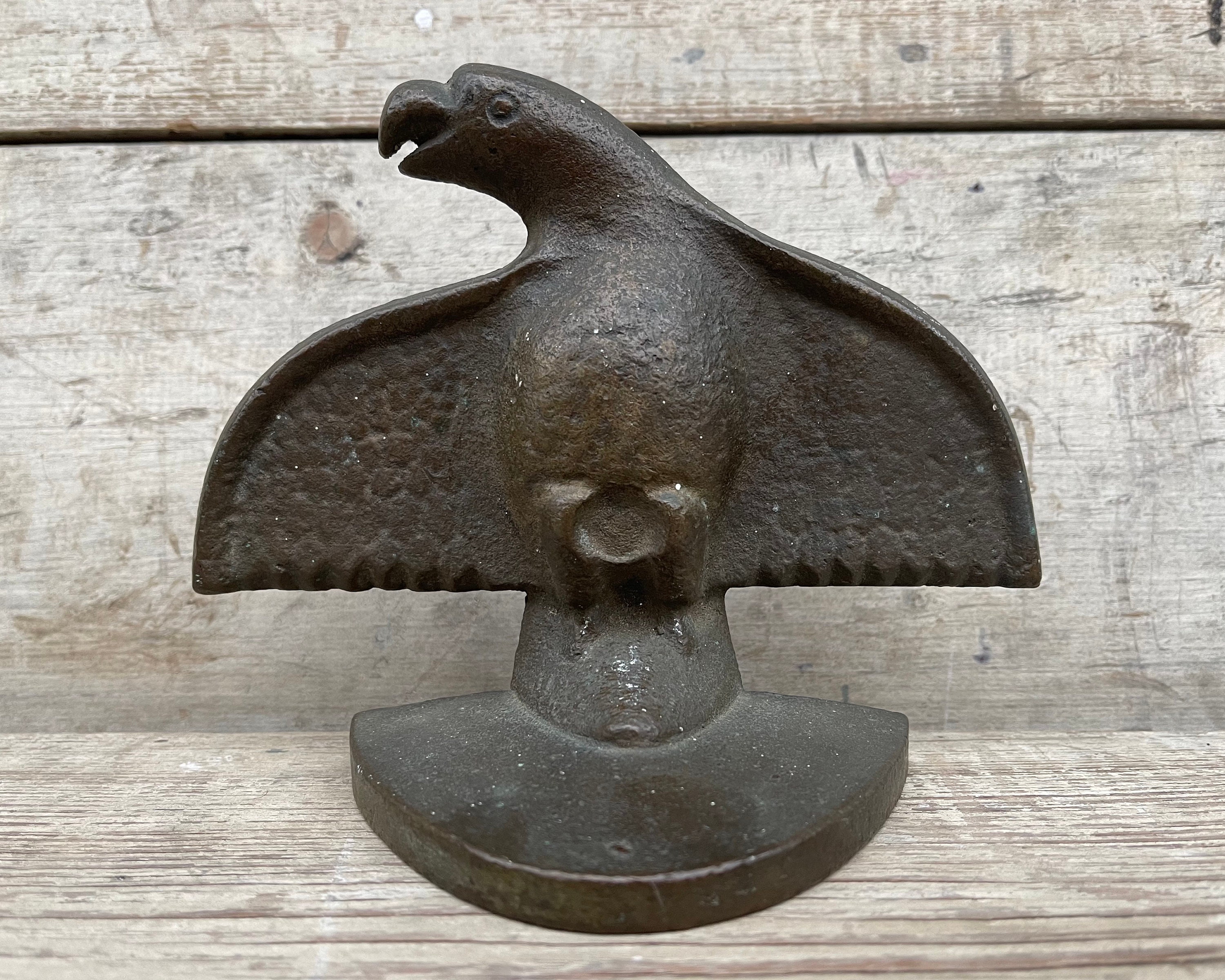 Antique Bronze Eagle Vintage Spread Eagle Sculpture Eagle Etsy