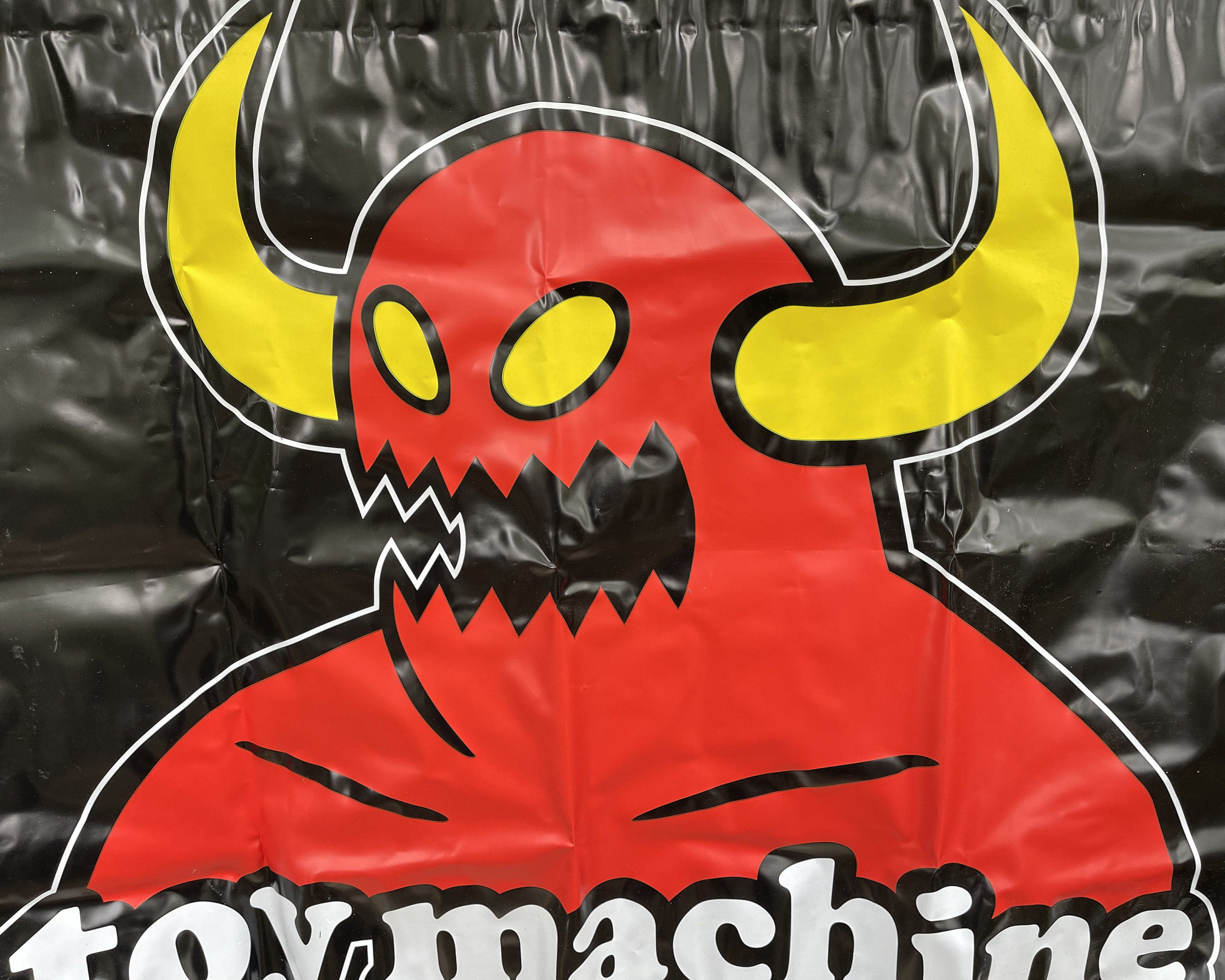 Devil Banner, Vintage Skateboard Flag, TOY MACHINE SKATEBOARDS