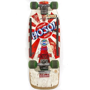 Old School Skateboard Vintage Sims Christian Hosoi Rising Sun Board Gull Wing Trucks Kryptonics Wheels ORIGINAL RARE Holy Grail Wall Hanger image 1