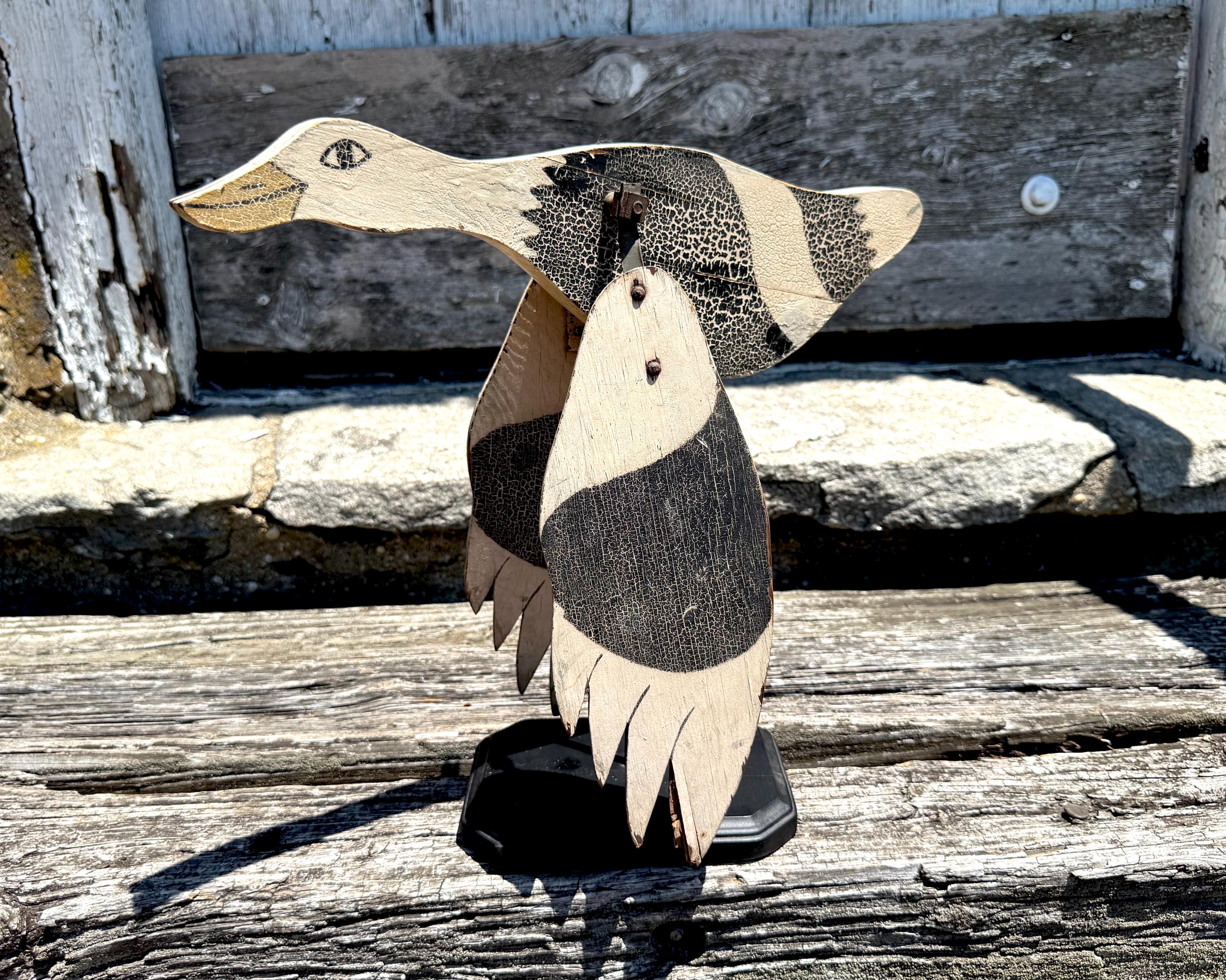 Goose Folk Art Wood