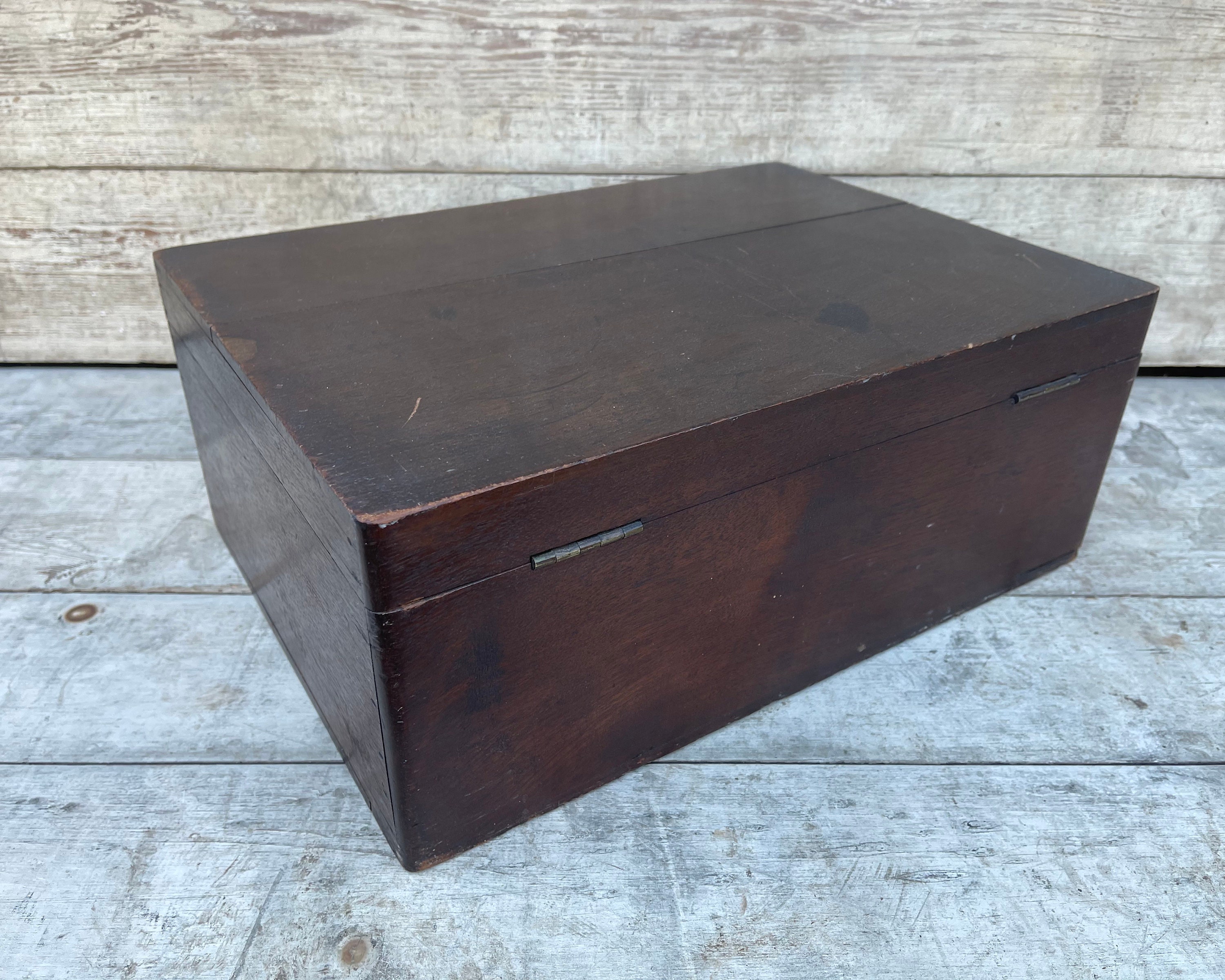 Vintage Wooden Box With Latch Wood Latch Box Storage Box Etsy