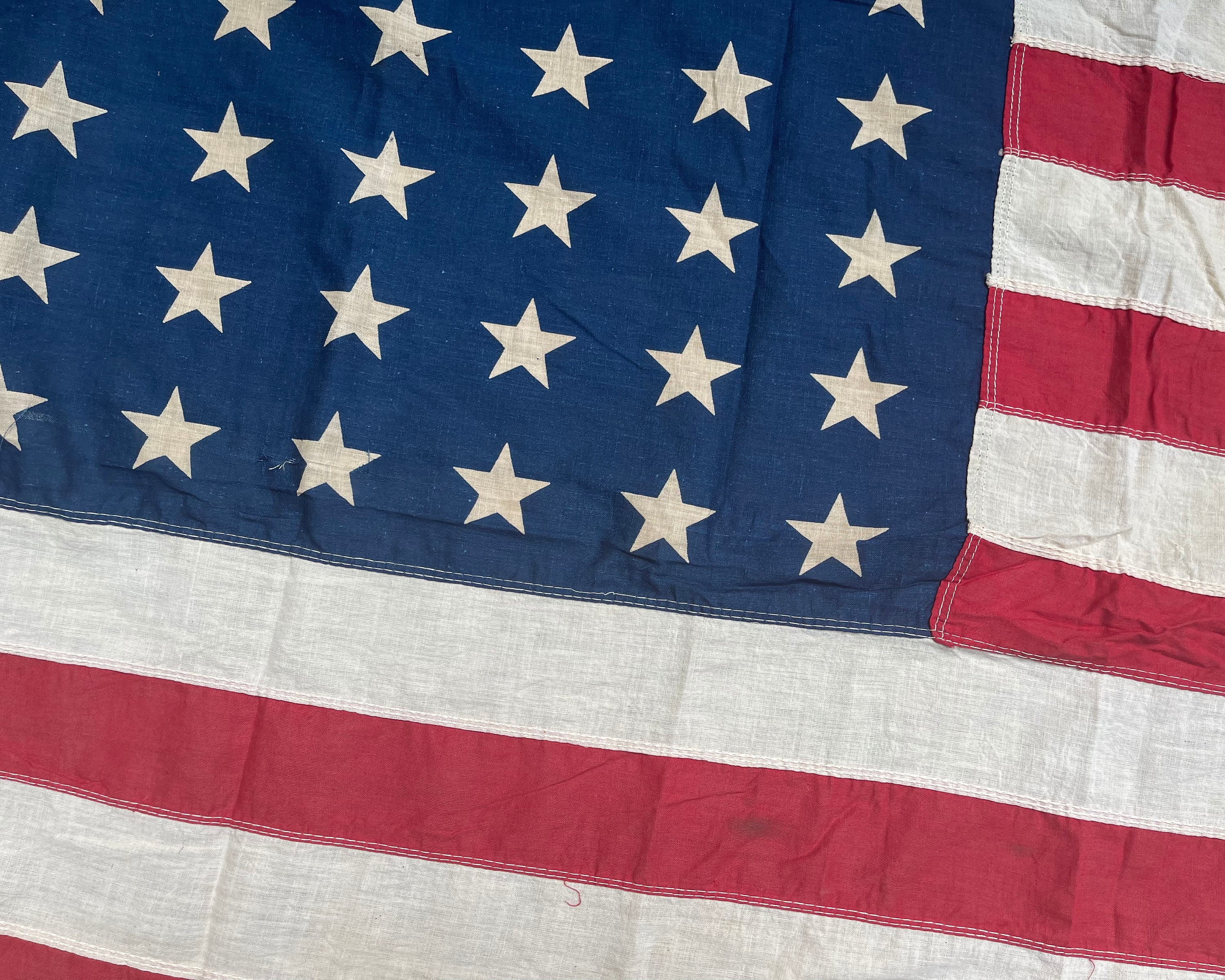 40s 50s ビンテージ アンティーク 48星 アメリカ国旗 星条旗 USA 貴重 USA製 特大 50's 48星 アメリカ国旗 ヴィンテージ 星条旗