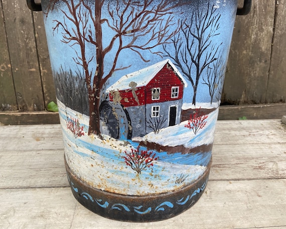 Decorating the Yard & Garden with Vintage Milk Cans - Organized