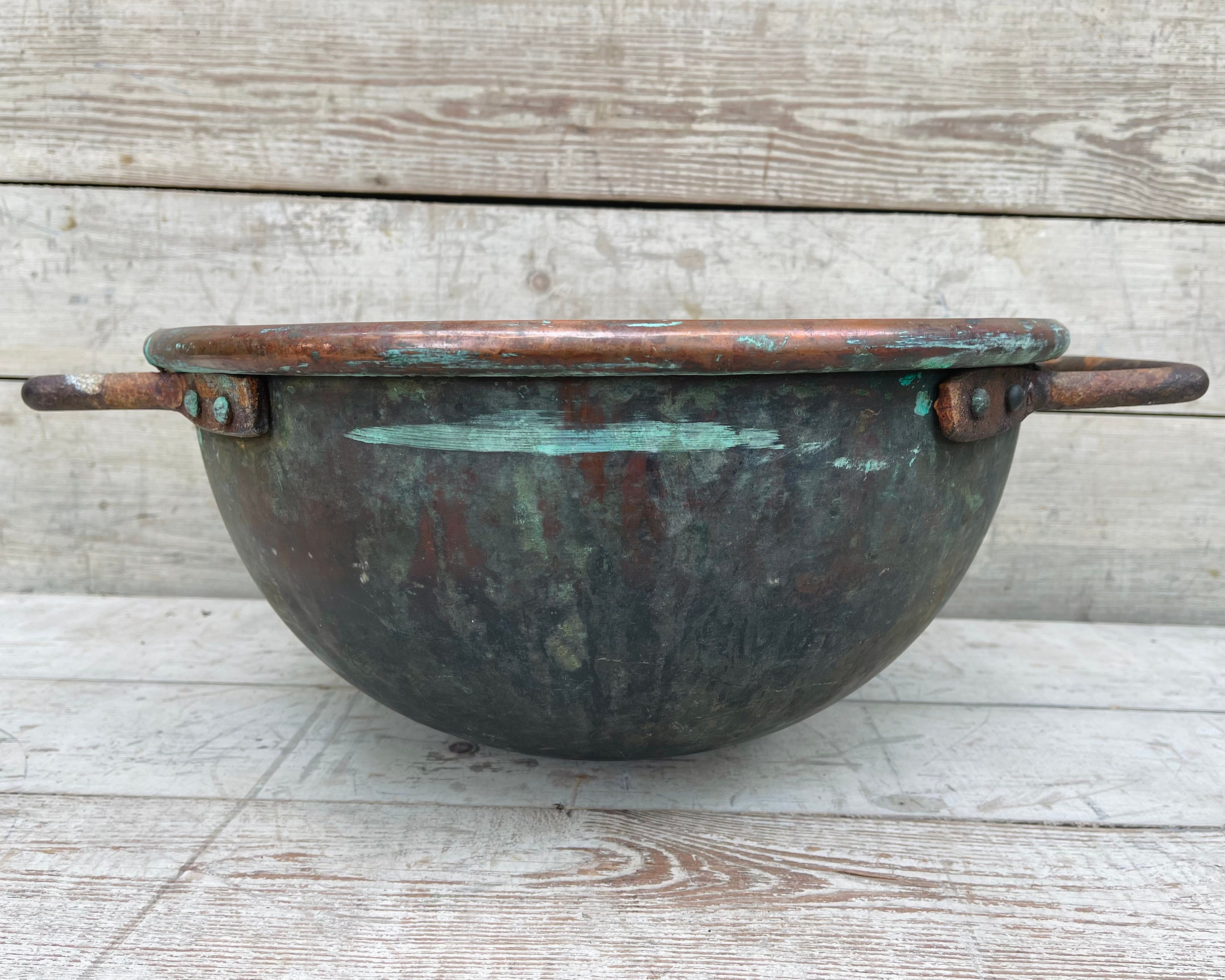 Antique 1800s Copper Candy Pot Cauldron Primitive Copper Pot Etsy