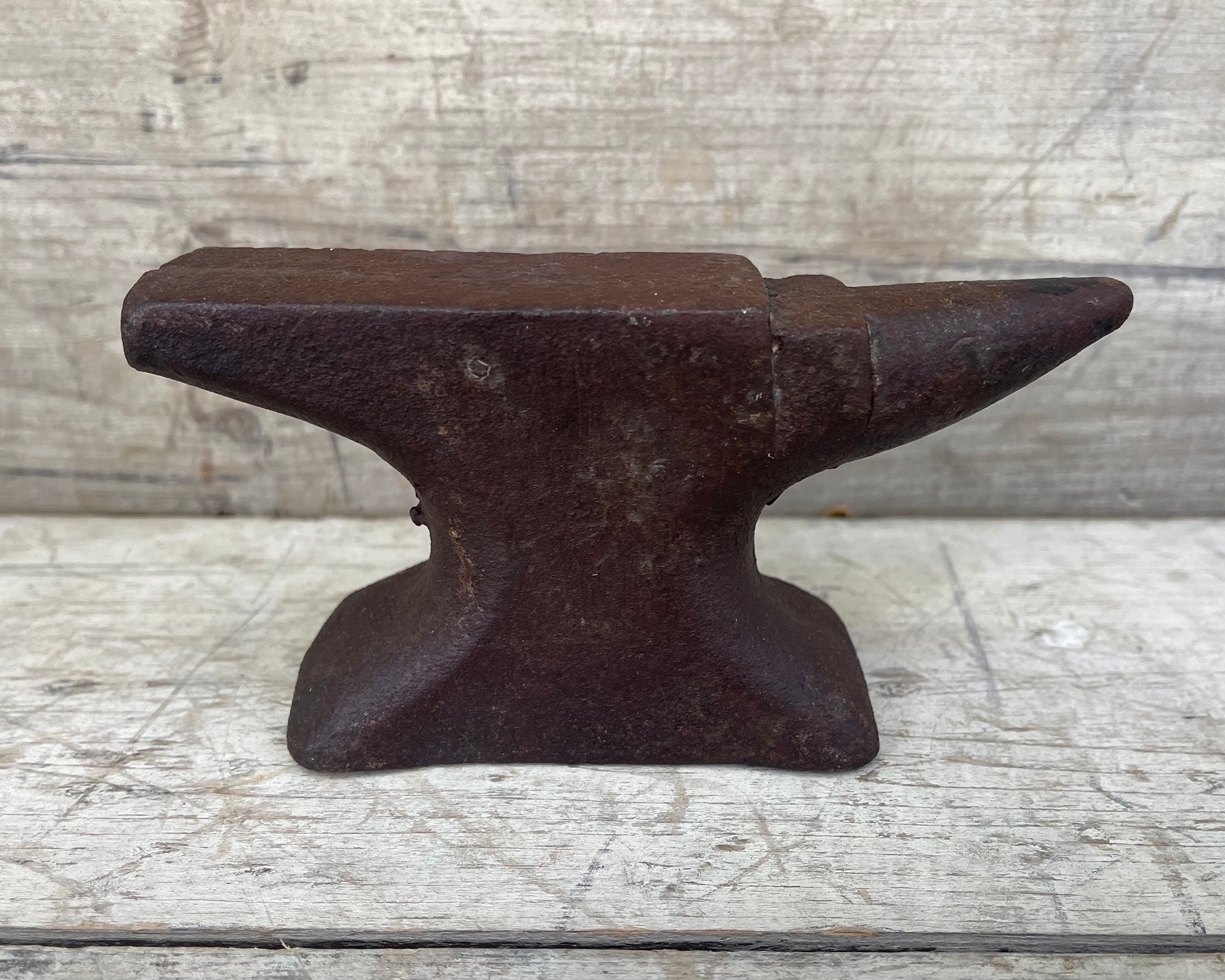 Yunque, yunque de hierro fundido antiguo, 3 libras de yunque