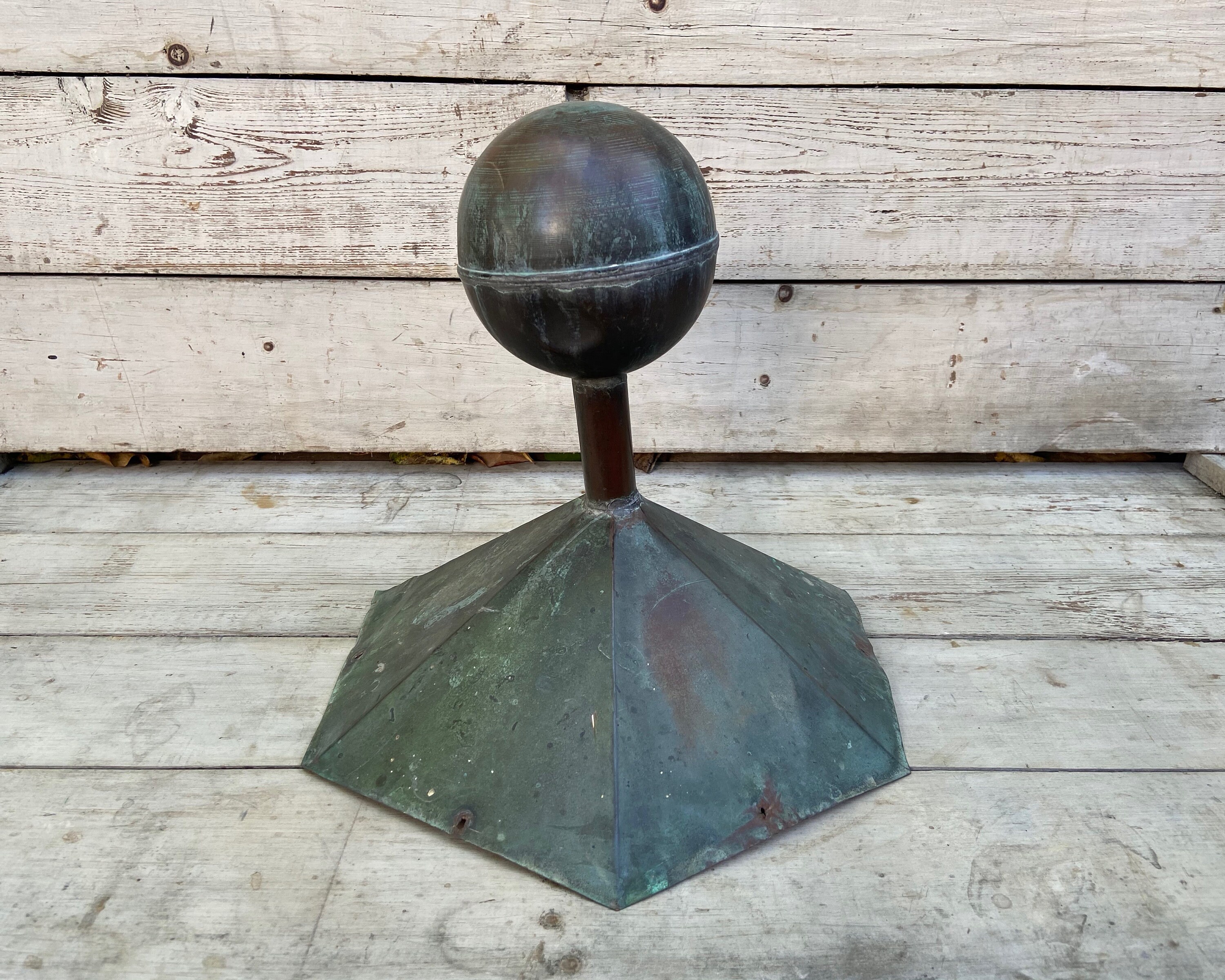 Copper Cupola Roof Finial Vintage Copper Copula Architectural Etsy