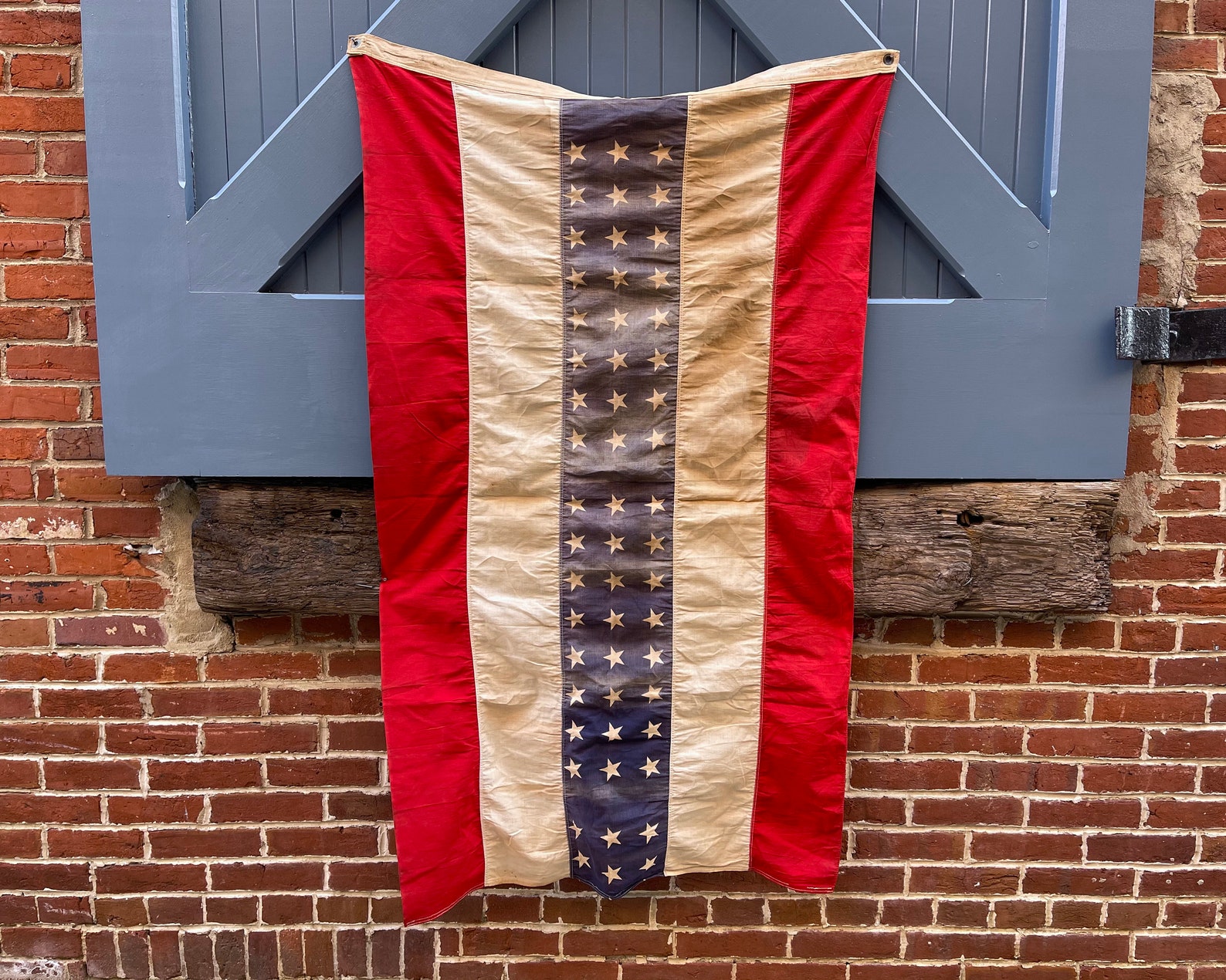 Antique Bunting Vintage American Flag 3' X 5' Ft Rare - Etsy UK