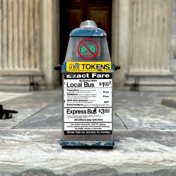 Vintage Bus Fare Box Etsy