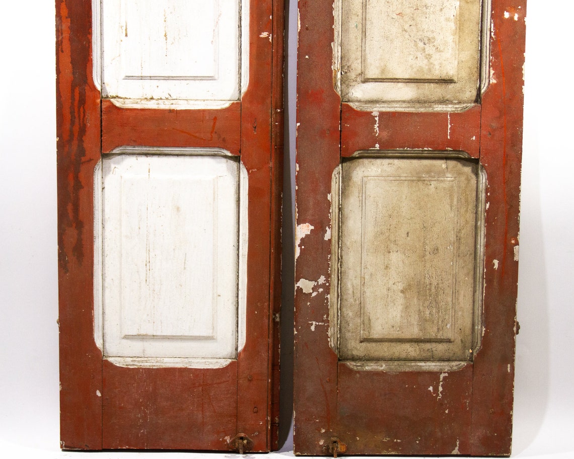 Antique Shutter Doors with Hardware Antique Original Etsy Antique Shutter Doors with Hardware Antique Original Etsy