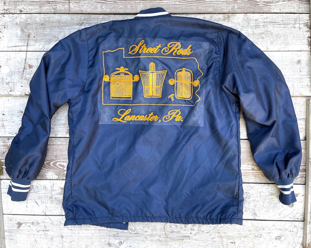 Vintage Car Club Jacket LANCASTER COUNTY Pennsylvania Street Etsy