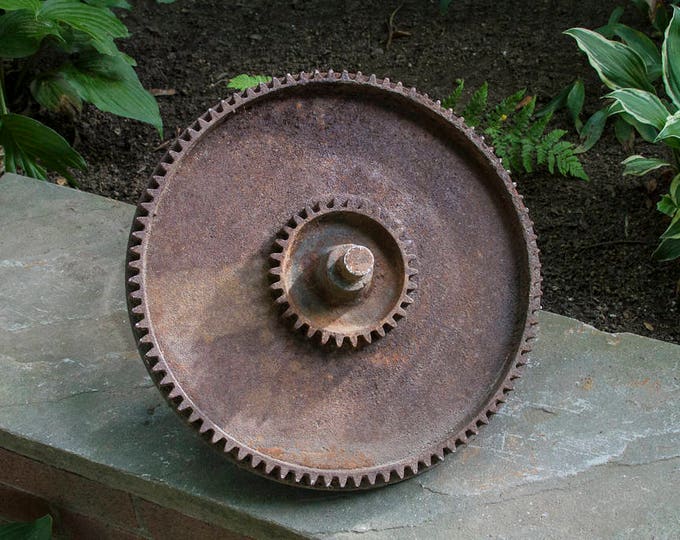 Large Metal Gear Vintage Gear Industrial Decor Outdoor Decorations Yard