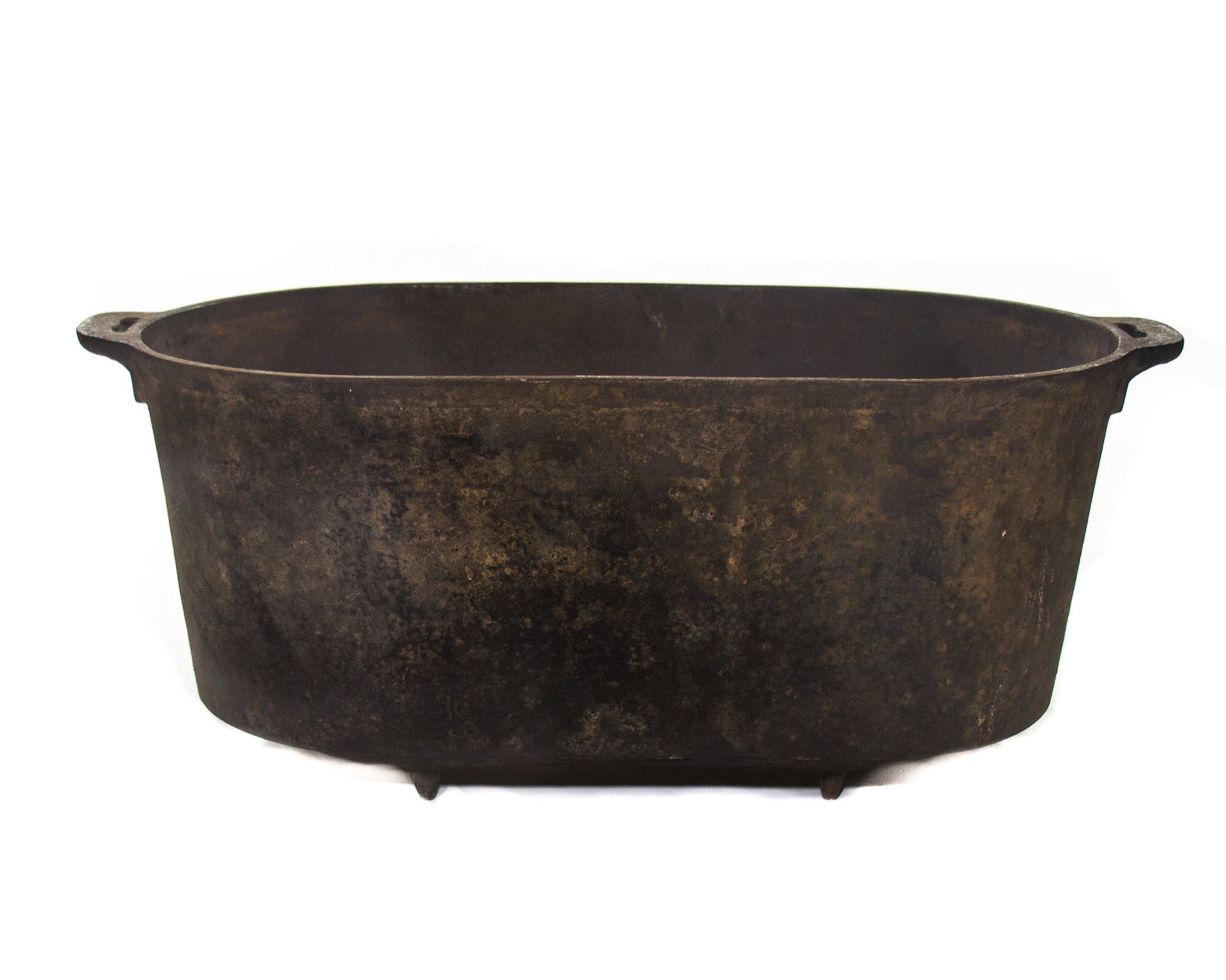 Vintage Cast Iron Pot No 8 with Double Gate Mark Farmhouse Etsy