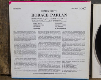 Horace Parlan - Headin' South Vinyl Record - Blue Note BLP 4062 - Etsy