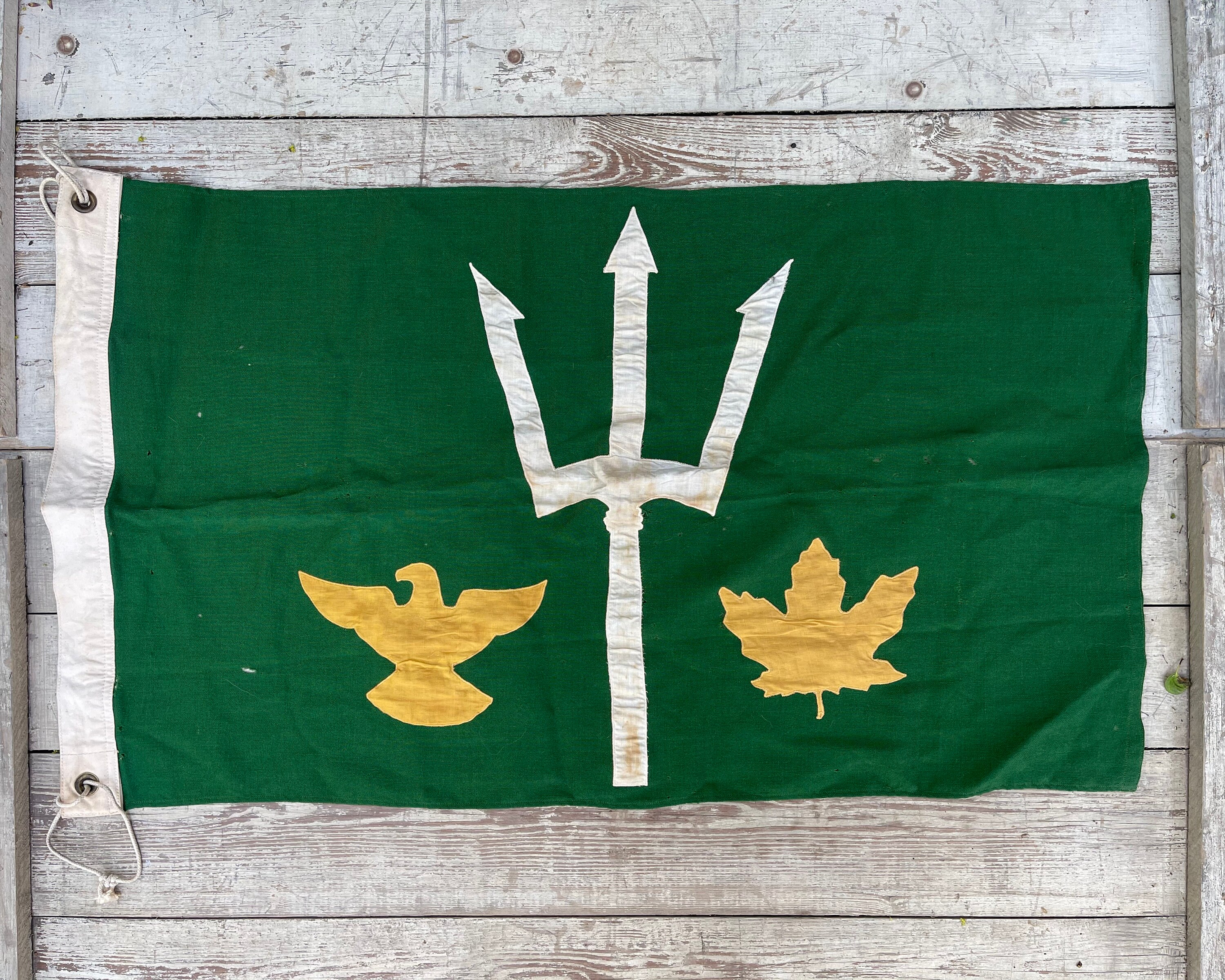 Vintage Boat flag Boating Flag Saint Lawrence Seaway Etsy