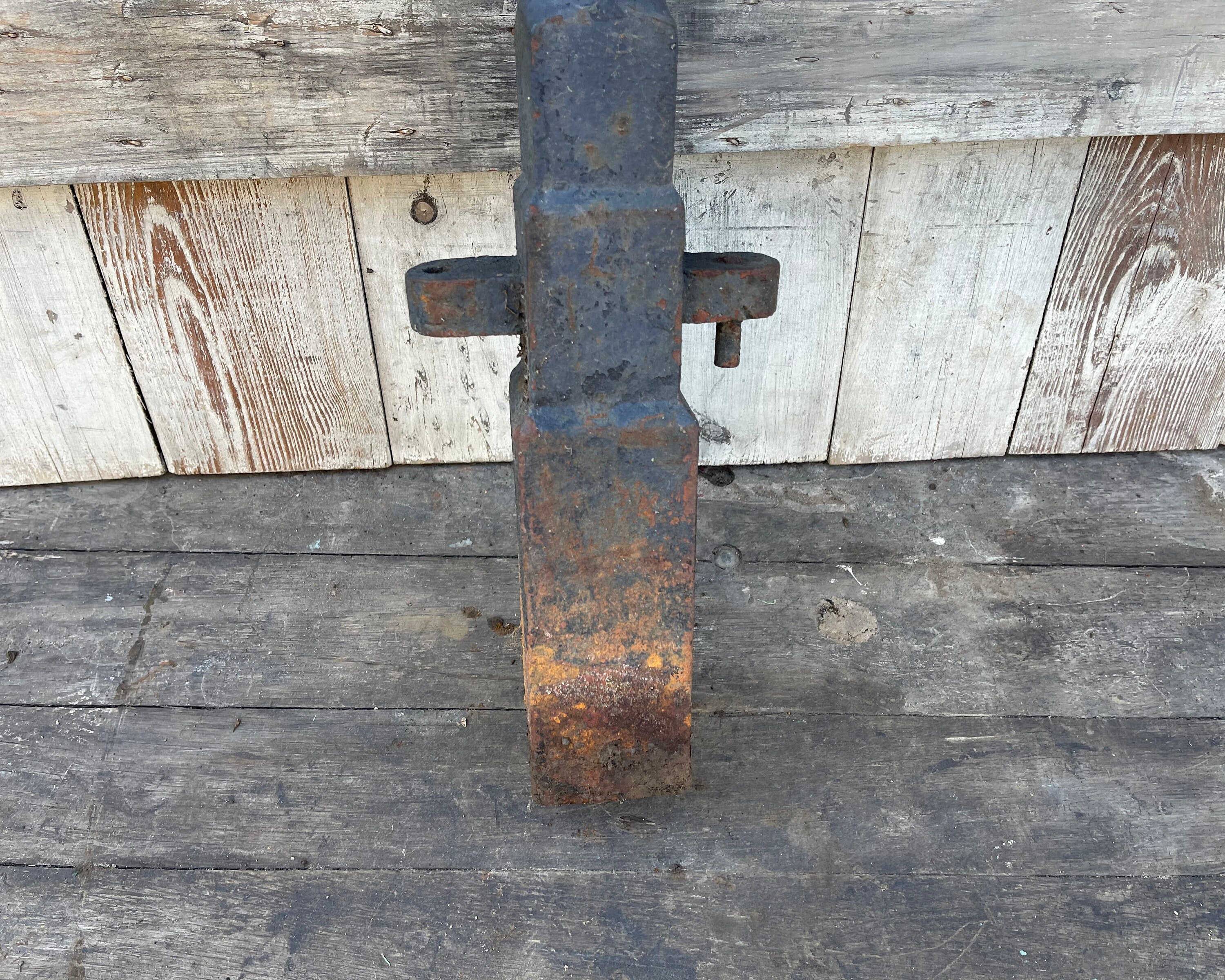 Antique Cast Iron Post Fence Gate Post Victorian Etsy