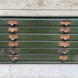 Antique Parts Cabinet, Wooden Spool Cabinet, Dental Cabinet, Printing Drawers, Printers Cabinet, Early American Primitive, LARGE Storage Box