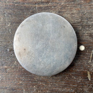 Vintage zilveren kast ronde sterlingzilveren doos Snuifdoos Snuifdoos Snuisterijdoos W&H zilver co sierlijke zak hoes sieraden houder mini miniatuur schattig oud