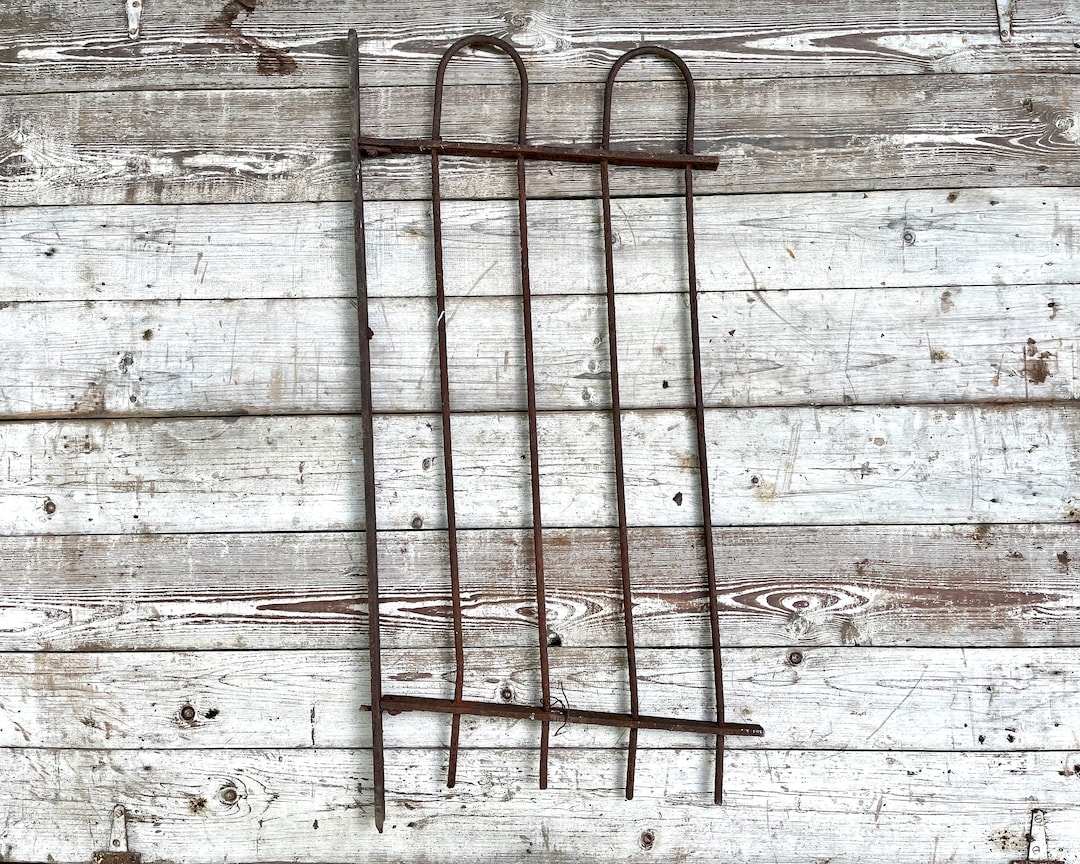 Antique Garden Fence Wrought Iron Hairpin Fence Victorian Gate Outdoor Decorations Shabby Chic