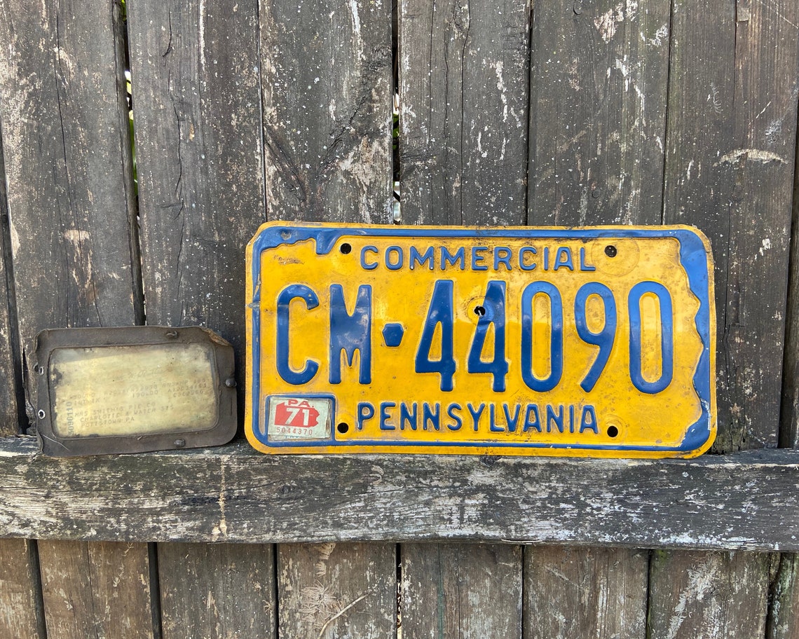 Vintage PA License Plate Commercial Truck MRS SMITHS Pie Co - Etsy