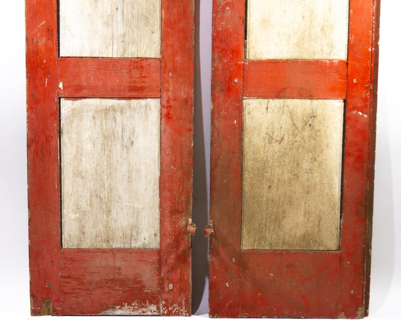 Antique Shutter Doors With Hardware Antique Original Etsy