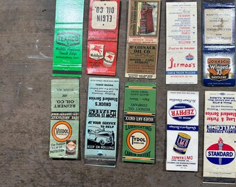 コレクション Vintage Oil Gas Advertising Matchbooks Vintage Gas & Oil Matchbook Collection: Shell, Texaco, Gulf