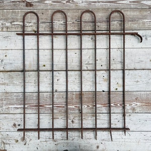 Antique Victorian Wrought Iron Garden Fence - Architectural Salvage Yard Art
