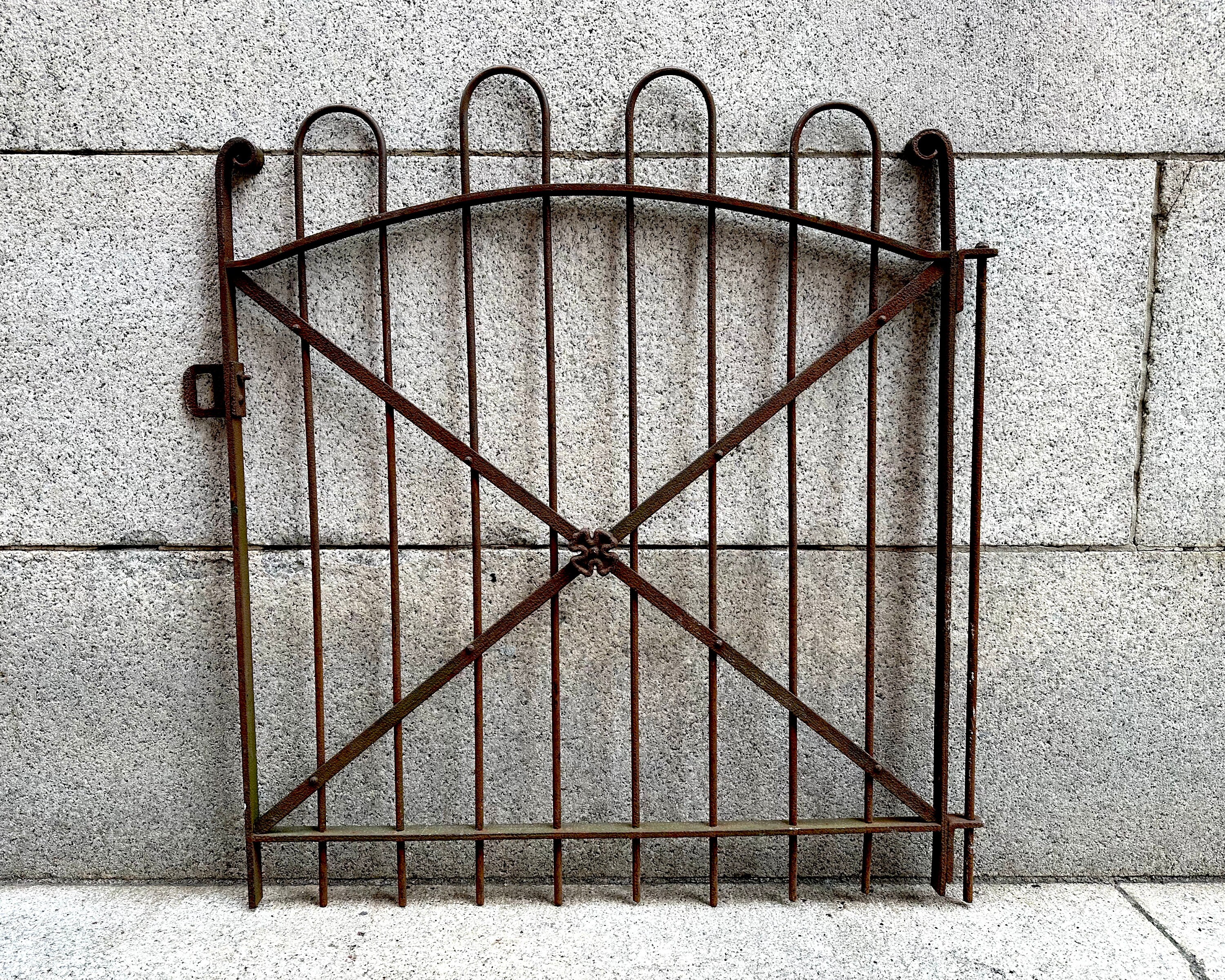 Antique Iron Garden Gate: Victorian Architectural Salvage Decor - Etsy