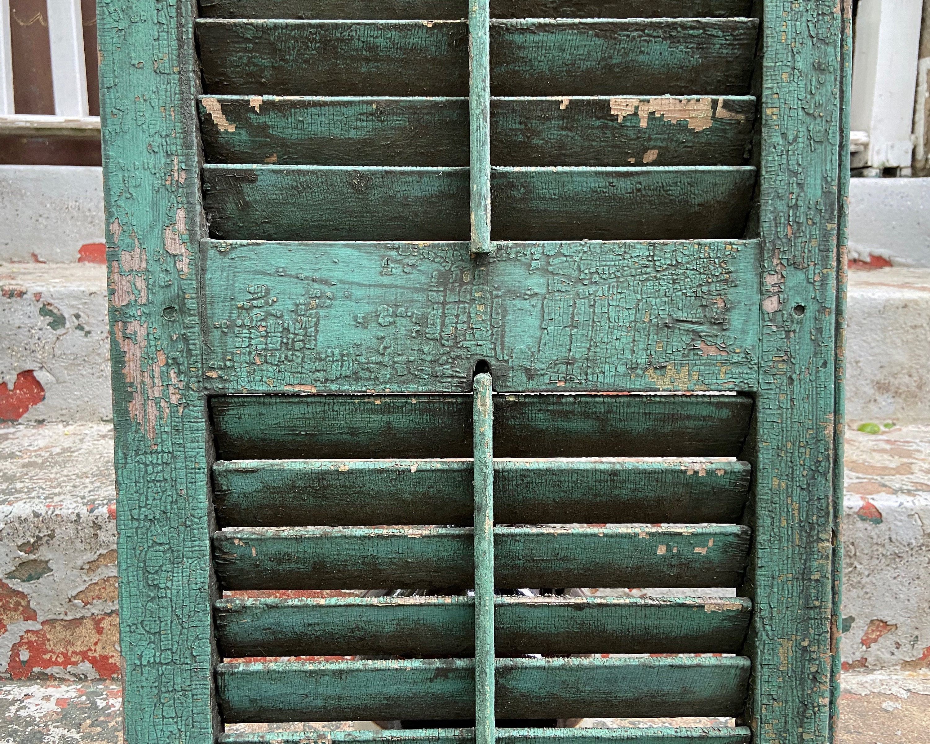 Antique Shutter Old Distressed Rustic Barn Shutter with Etsy