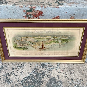 1893 Chicago World&#39;s Fair Lithograph: J.P. Primley Chewing Gum Ad
